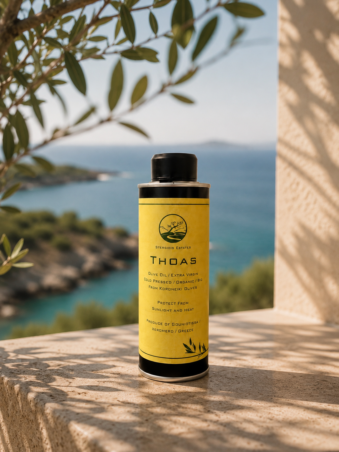 Premium 500 ml THOAS extra virgin olive oil