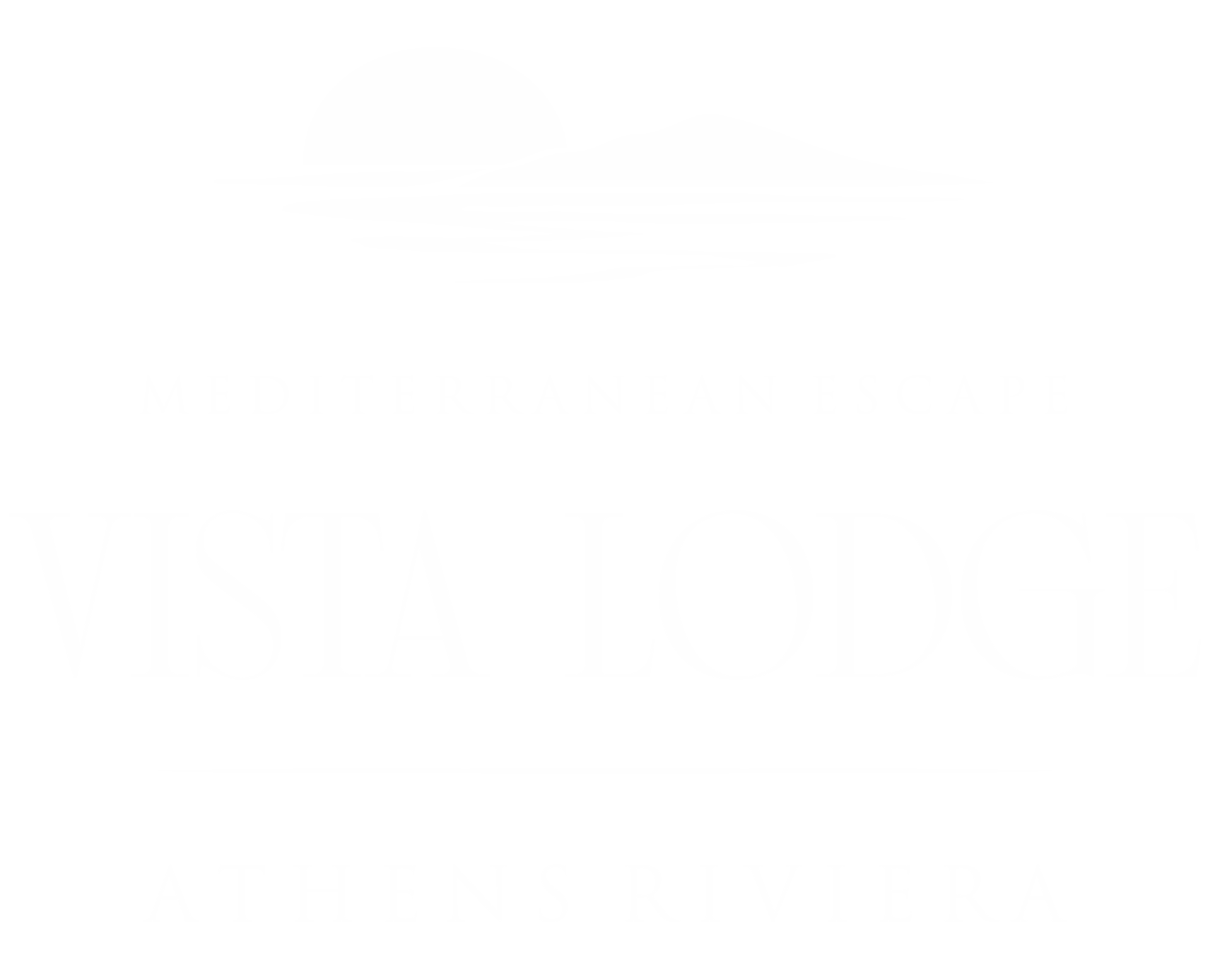 White Vista Lodge Athens Riviera luxury villa logo